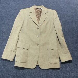 Brooks Brothers 346 Blazer Mens 44 Wool Herringbone Sport Coat Classic Jacket